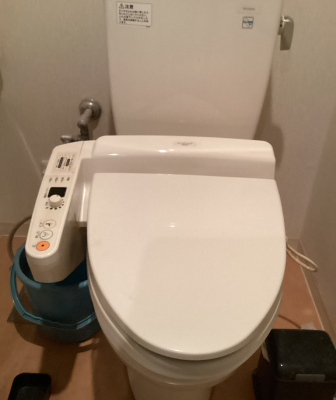 瀬戸市でトイレのウォシュレット交換前