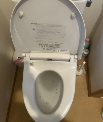 施工事例｜神奈川県大磯町でトイレの詰まり除去・ローポンプ-施工前